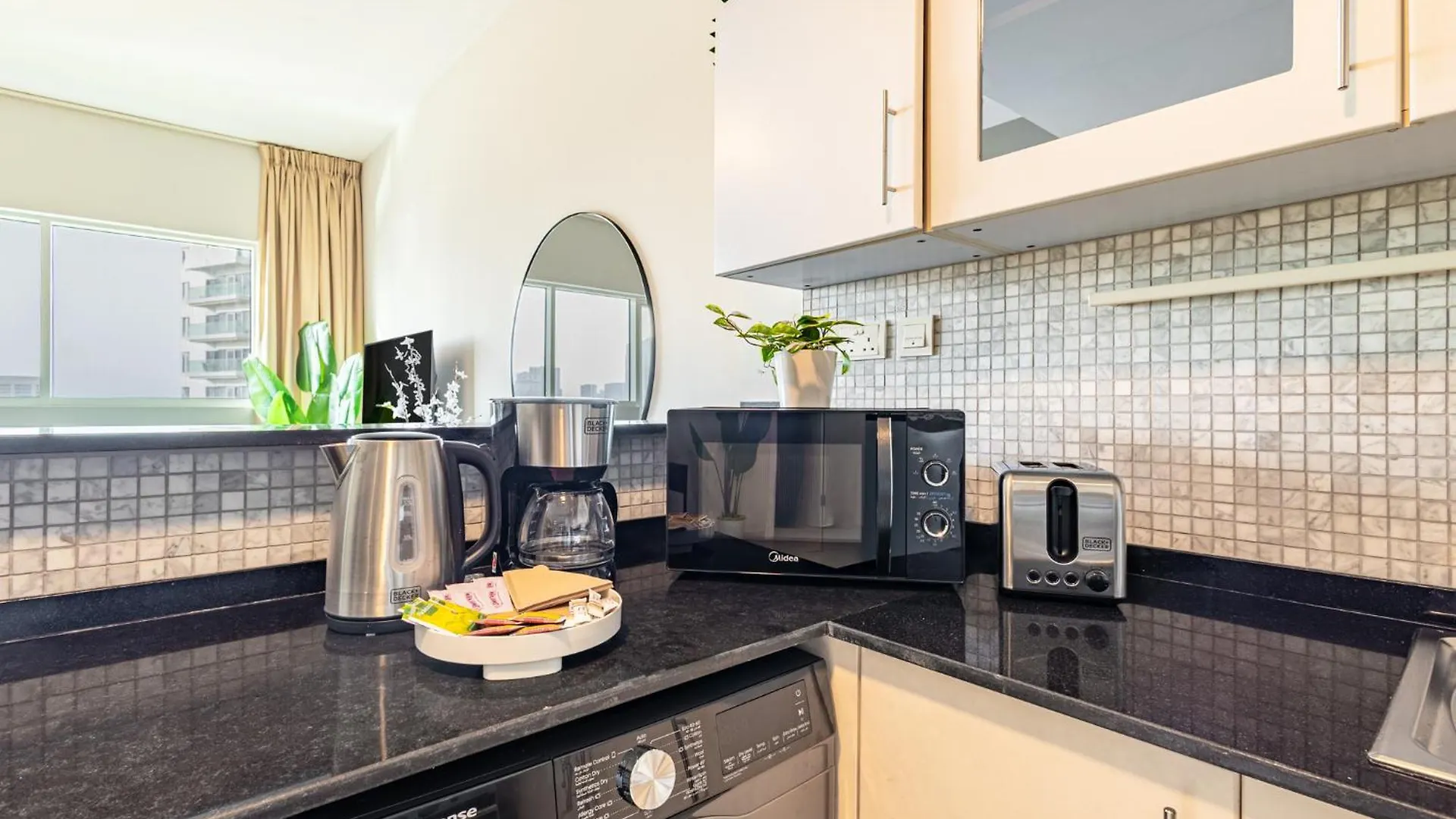 Apartmán Elegant 1Bdr For Business Travelers And Families In The Heart Of Reem Island Abú Dhabí